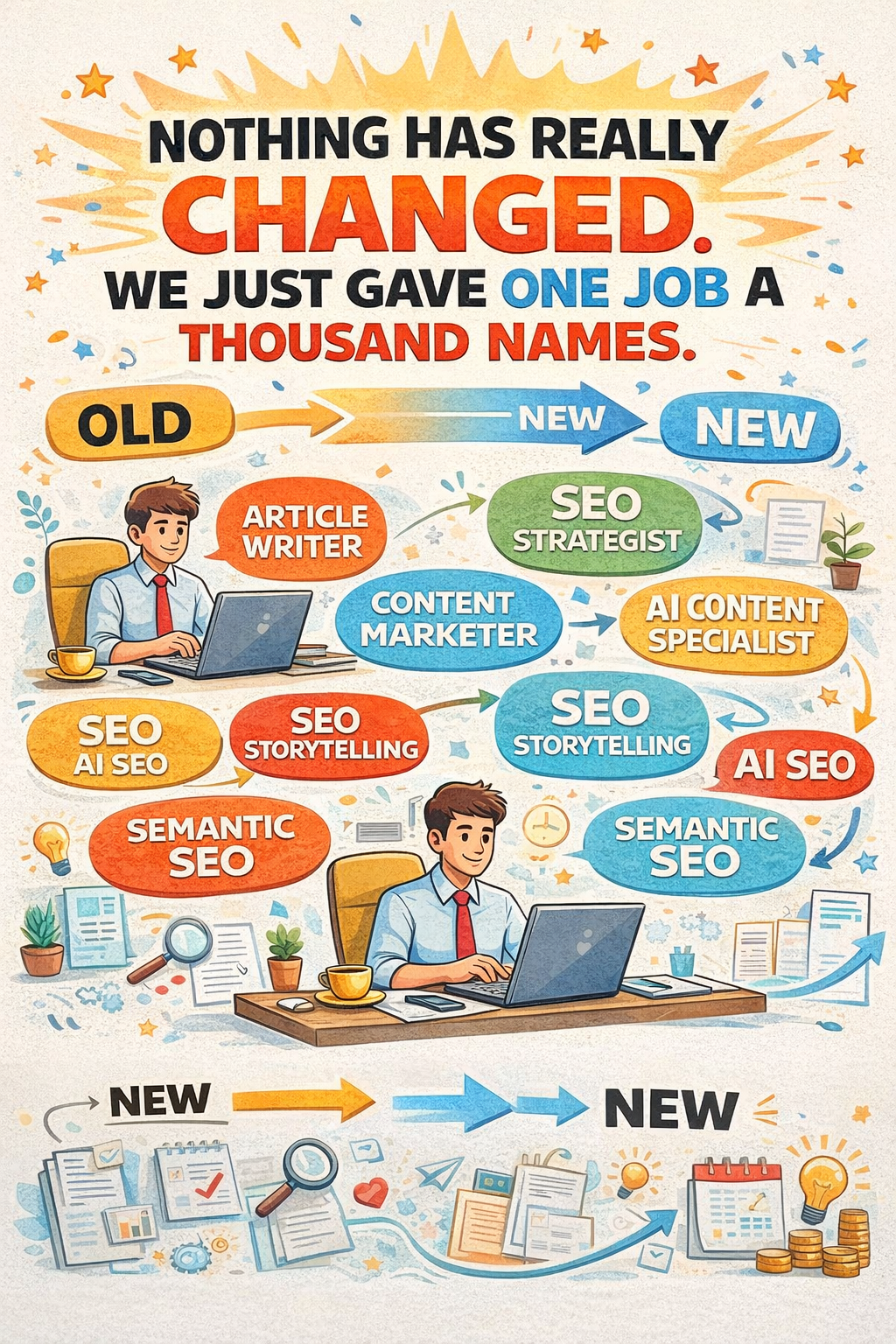 Nothing Has Really Changed – We Just Gave One Job a Thousand Names